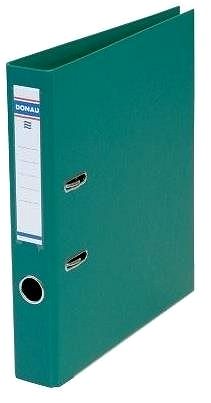 Ring Binder DONAU Rainbow A4 50mm Green Lateral view