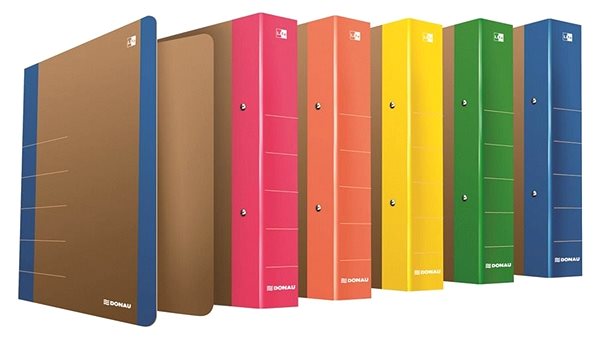 Ring Binder DONAU Double Ring Binder, A4, 5cm, Neon Orange Features/technology