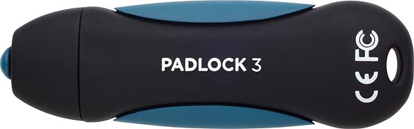 USB kľúč Corsair Flash Padlock 3 128 GB Bočný pohľad