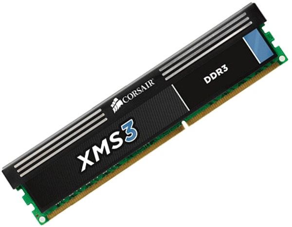 RAM memória Corsair 8GB DDR3 1600MHz CL11 XMS3 ...
