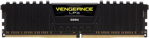 RAM memória Corsair 8GB DDR4 2666MHz CL16 Vengeance LPX - fekete Képernyő