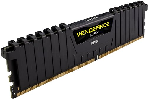 RAM Corsair 8GB DDR4 2666MHz CL16 Vengeance LPX Black Lateral view