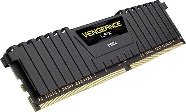 RAM Corsair 16GB KIT DDR4 3600MHz CL16 Vengeance LPX Black Lateral view