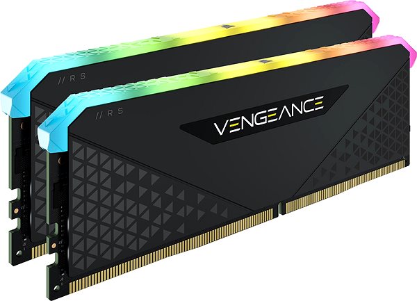RAM Corsair 16GB KIT DDR4 3200MHz CL16 Vengeance RGB RS Lateral view