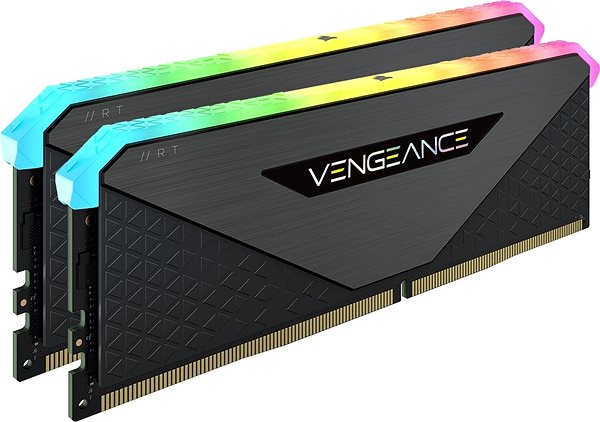 RAM memória Corsair 16GB KIT DDR4 3200MHz CL16 Vengeance RGB RT Oldalnézet