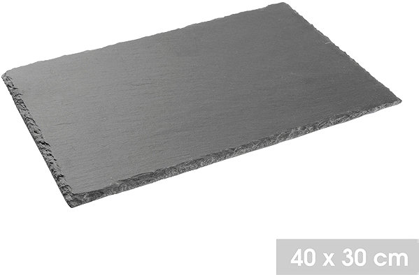 Serving board DOCHTMANN Slate serving board, rectangle 30 × 40 cm .
