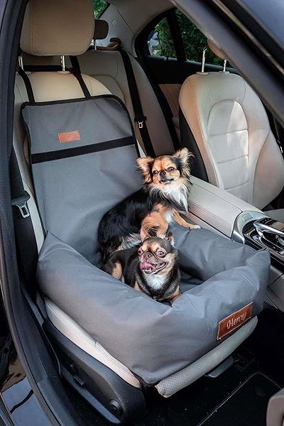 Dogeste dog crate Car bed dark gray.