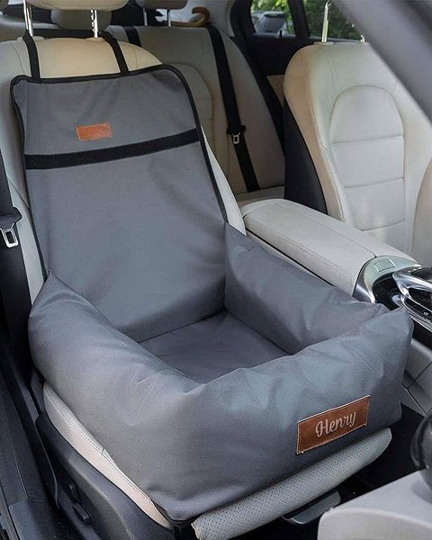 Dogeste dog crate Car bed dark gray.