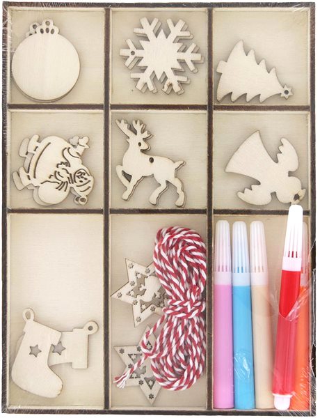 Christmas decorations CMP Christmas decorative figures to colour
.