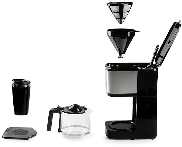 Filterkaffeemaschine DOMO DO733K 2in1 mit Thermobecher ...