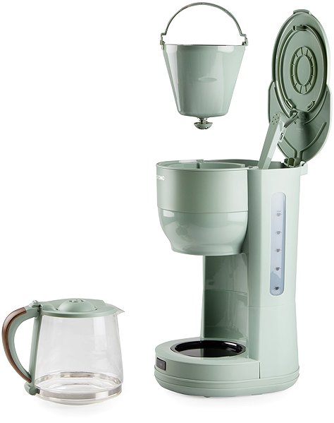 Filterkaffeemaschine DOMO DO755K WOOD YOU ...