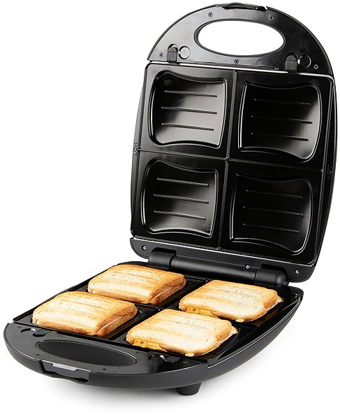 Sandwich Maker DOMO Sandwich maker 2 in 1 for 4 sandwiches / waffles DO9295C ...