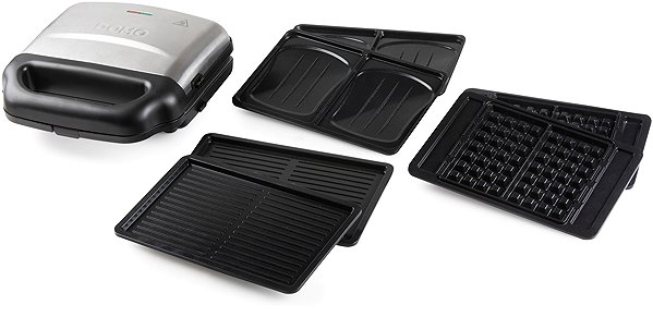 Sandwich Maker DOMO Sandwich maker XL 3 in 1 for sandwich / waffle / grill DO9290C ...