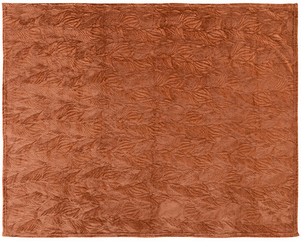 Deka Atmosphera Ryo s motivem listů, 125 × 150 cm, oranžová ...