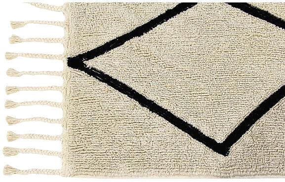 Koberec Prírodný koberec, ručne tkaný Bereber Beige 140 × 200 cm ...