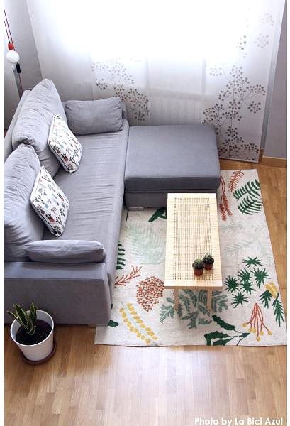 Koberec Prírodný koberec, ručne tkaný Botanic Plants 140 × 200 cm ...