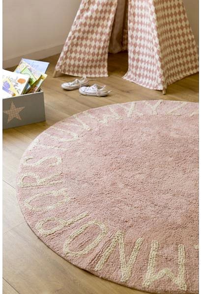 Koberec Prírodný koberec, ručne tkaný Round ABC Vintage Nude-Natural 150 × 150 cm ...