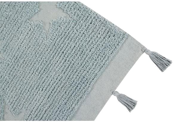 Koberec Prírodný koberec, ručne tkaný Hippy Stars Aqua Blue 120 × 175 cm ...