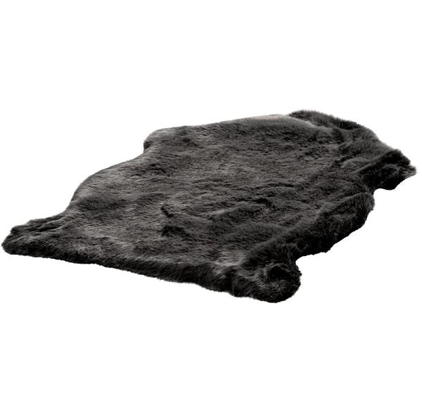 Koberec Kusový koberec Samba 495 Anthracite tvar kožušiny 55 × 85 cm ...