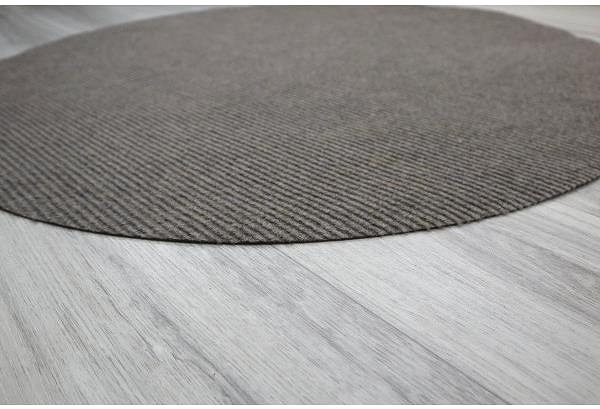 Koberec Kusový koberec Quick step béžový okrúhly 120 × 120 cm ...