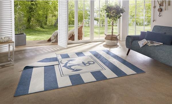 Koberec Kusový koberec Twin Supreme 104143 Blue/Cream 200 × 290 cm ...