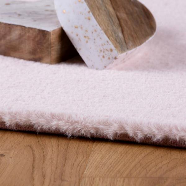 Koberec Kusový koberec Cha Cha 535 powder pink kruh 80 × 80 cm ...