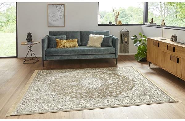 Koberec Kusový koberec Naveh 104380 Olivgreen/Grey 135 × 195 cm ...