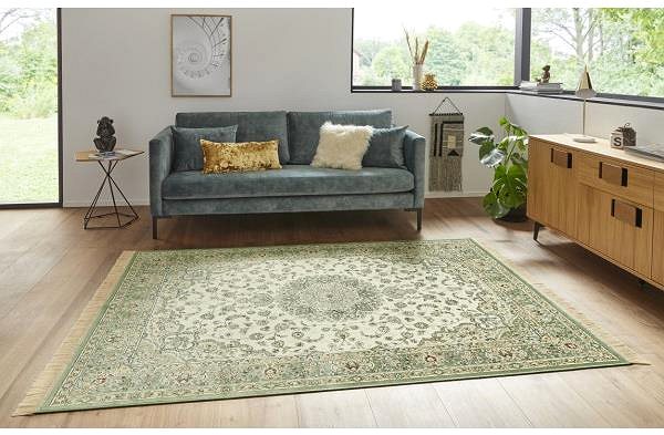 Koberec Kusový koberec Naveh 104379 Ivory/Green 195 × 300 cm ...