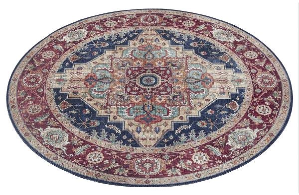 Koberec Kusový koberec Asmar 104017 Indigo/Blue kruh 160 × 160 cm ...