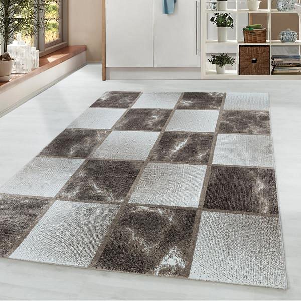 Koberec Kusový koberec Ottawa 4201 brown 80 × 250 cm ...