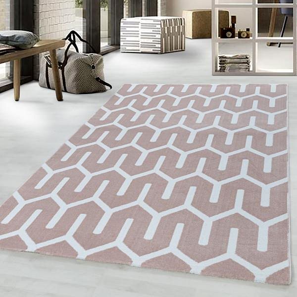 Koberec Kusový koberec Costa 3524 pink 200 × 290 cm ...