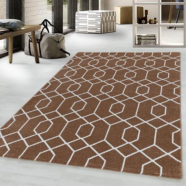 Koberec Kusový koberec Efor 3713 copper 80 × 250 cm ...