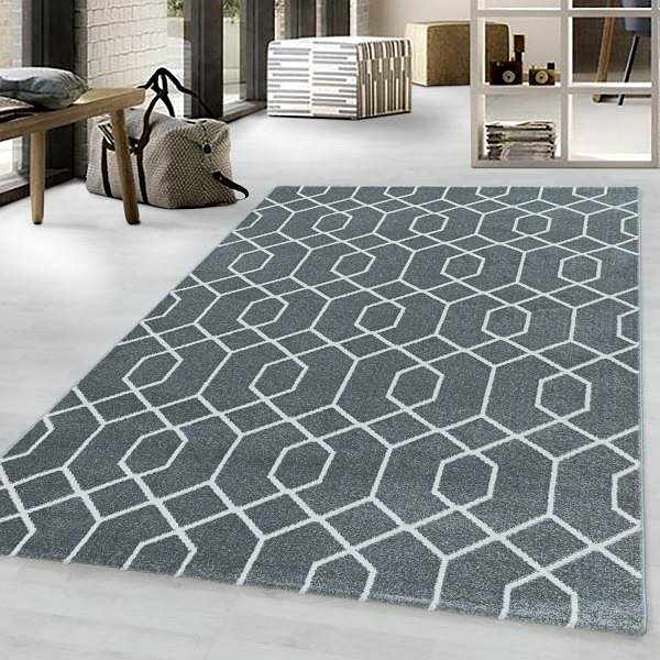 Koberec Kusový koberec Efor 3713 grey 80 × 150 cm ...