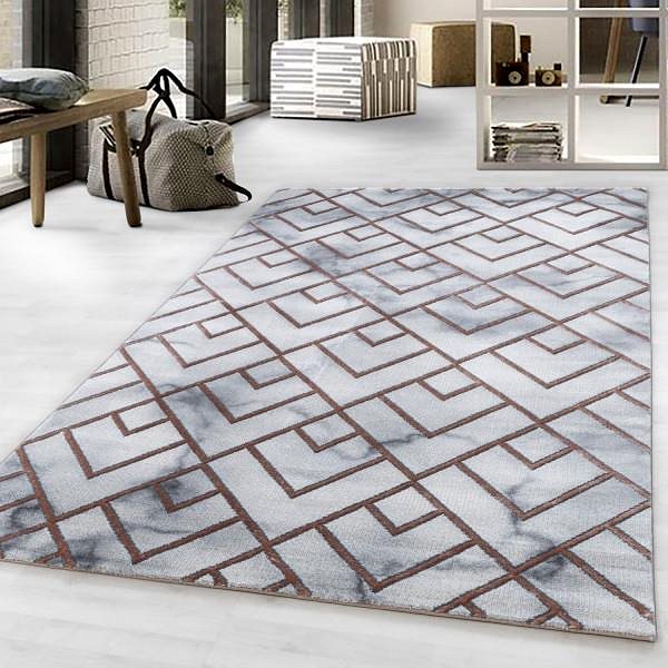Koberec Kusový koberec Naxos 3813 bronze 80 × 150 cm ...