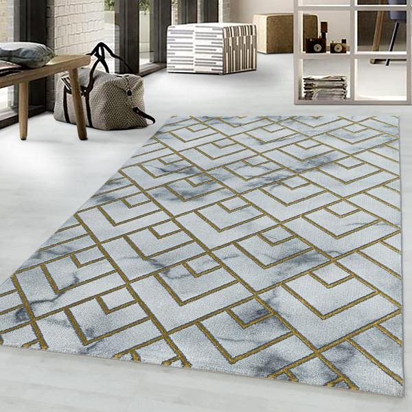 Koberec Kusový koberec Naxos 3813 gold 80 × 250 cm ...