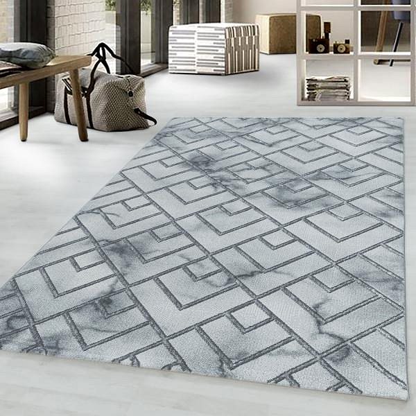 Koberec Kusový koberec Naxos 3813 silver 140 × 200 cm ...