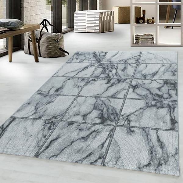 Koberec Kusový koberec Naxos 3816 silver 200 × 290 cm ...