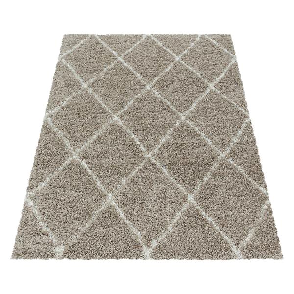 Koberec Kusový koberec Alvor Shaggy 3401 beige 80 × 250 cm ...