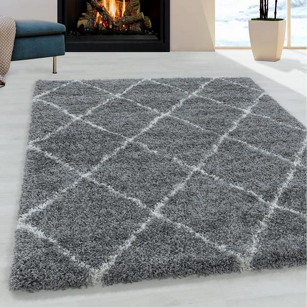 Koberec Kusový koberec Alvor Shaggy 3401 grey 60 × 110 cm ...