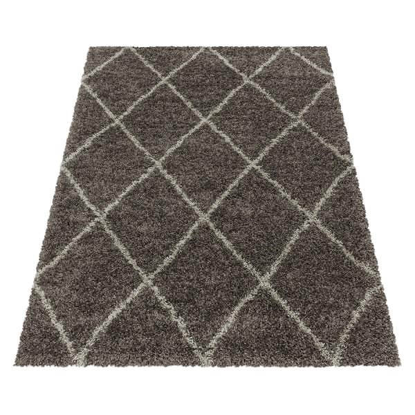 Koberec Kusový koberec Alvor Shaggy 3401 taupe 80 × 150 cm ...