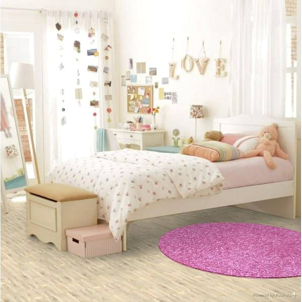 Koberec Eton 11 ružový koberec okrúhly 67 × 67 o cm ...