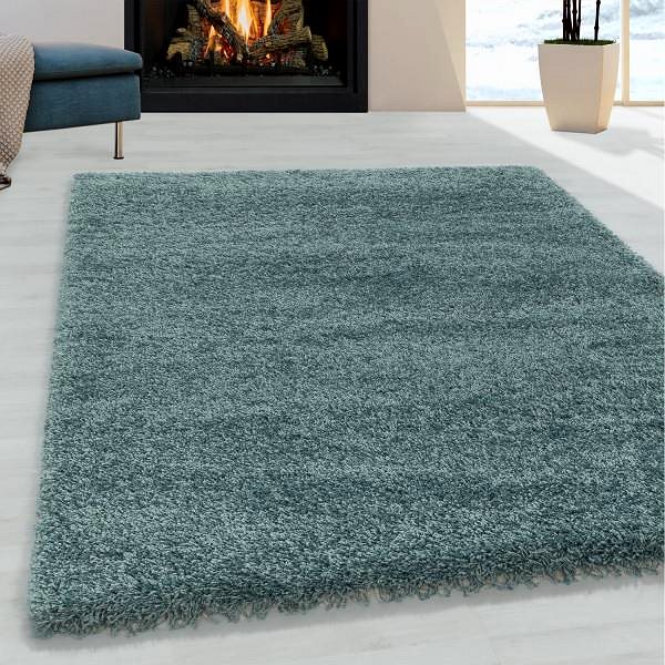 Koberec Kusový koberec Sydney Shaggy 3000 aqua 80 × 150 cm ...