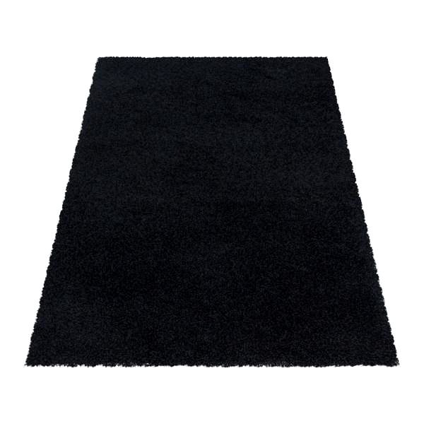 Koberec Kusový koberec Sydney Shaggy 3000 black 60 × 110 cm ...