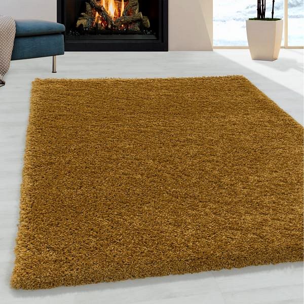 Koberec Kusový koberec Sydney Shaggy 3000 gold 60 × 110 cm ...