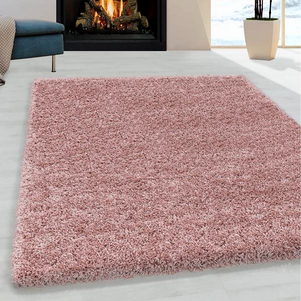 Koberec Kusový koberec Sydney Shaggy 3000 rose 80 × 250 cm ...