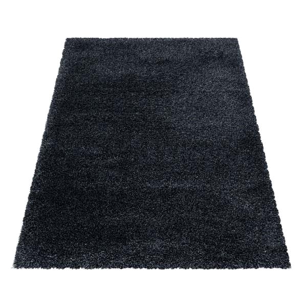 Koberec Kusový koberec Fluffy Shaggy 3500 anthrazit 80 × 150 cm ...