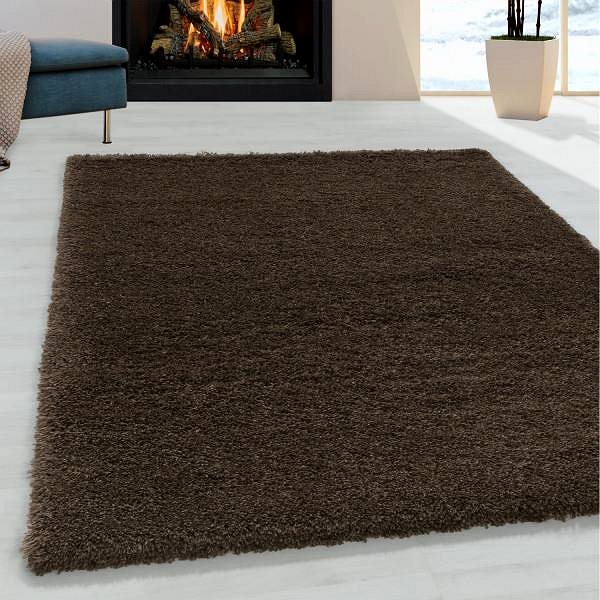 Koberec Kusový koberec Fluffy Shaggy 3500 brown 60 × 110 cm ...