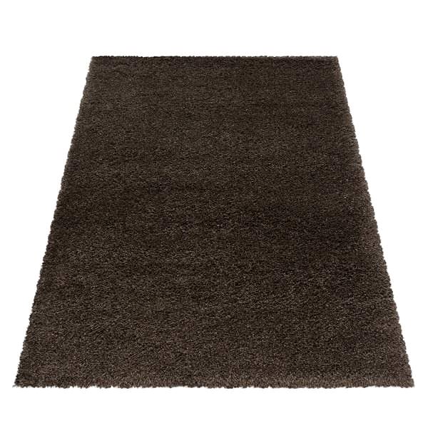 Koberec Kusový koberec Fluffy Shaggy 3500 brown 60 × 110 cm ...
