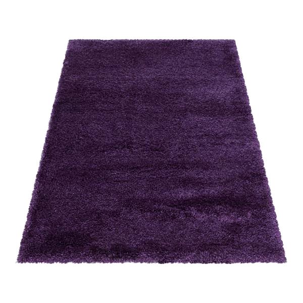 Koberec Kusový koberec Fluffy Shaggy 3500 lila 60 × 110 cm ...