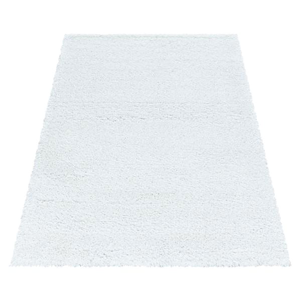 Koberec Kusový koberec Fluffy Shaggy 3500 white 60 × 110 cm ...